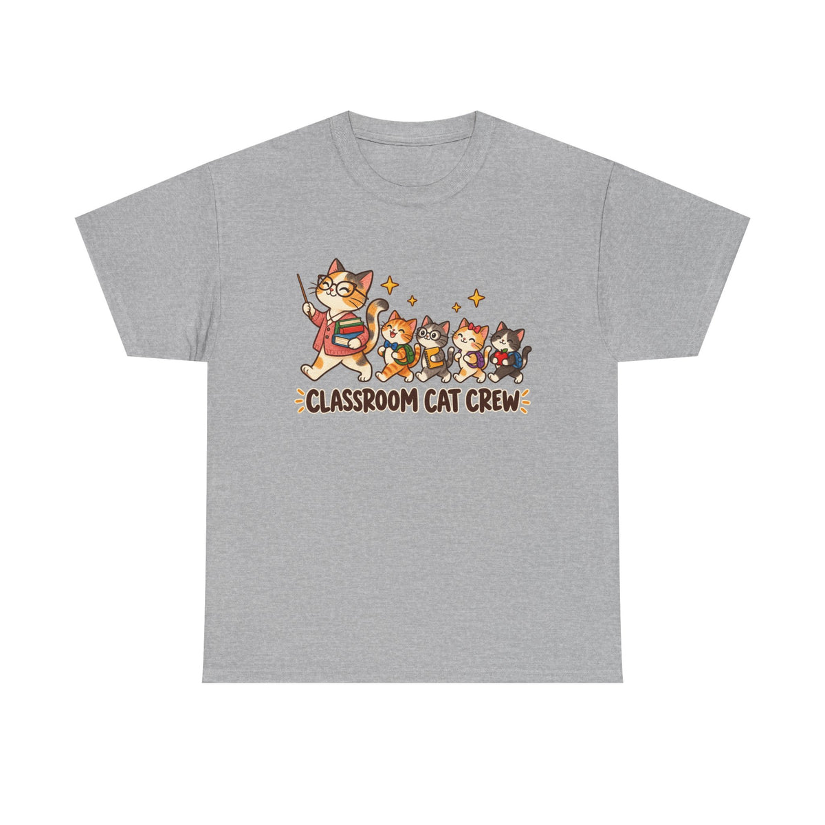 Classroom Cat Crew Teacher T-Shirt