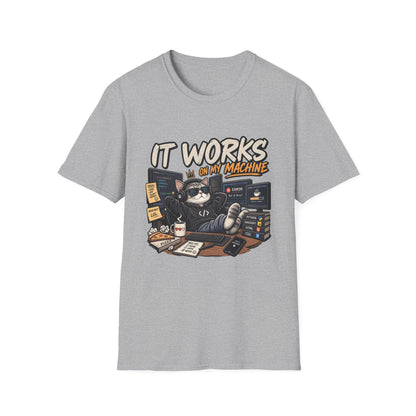 It Works on My Machine Cat T-Shirt