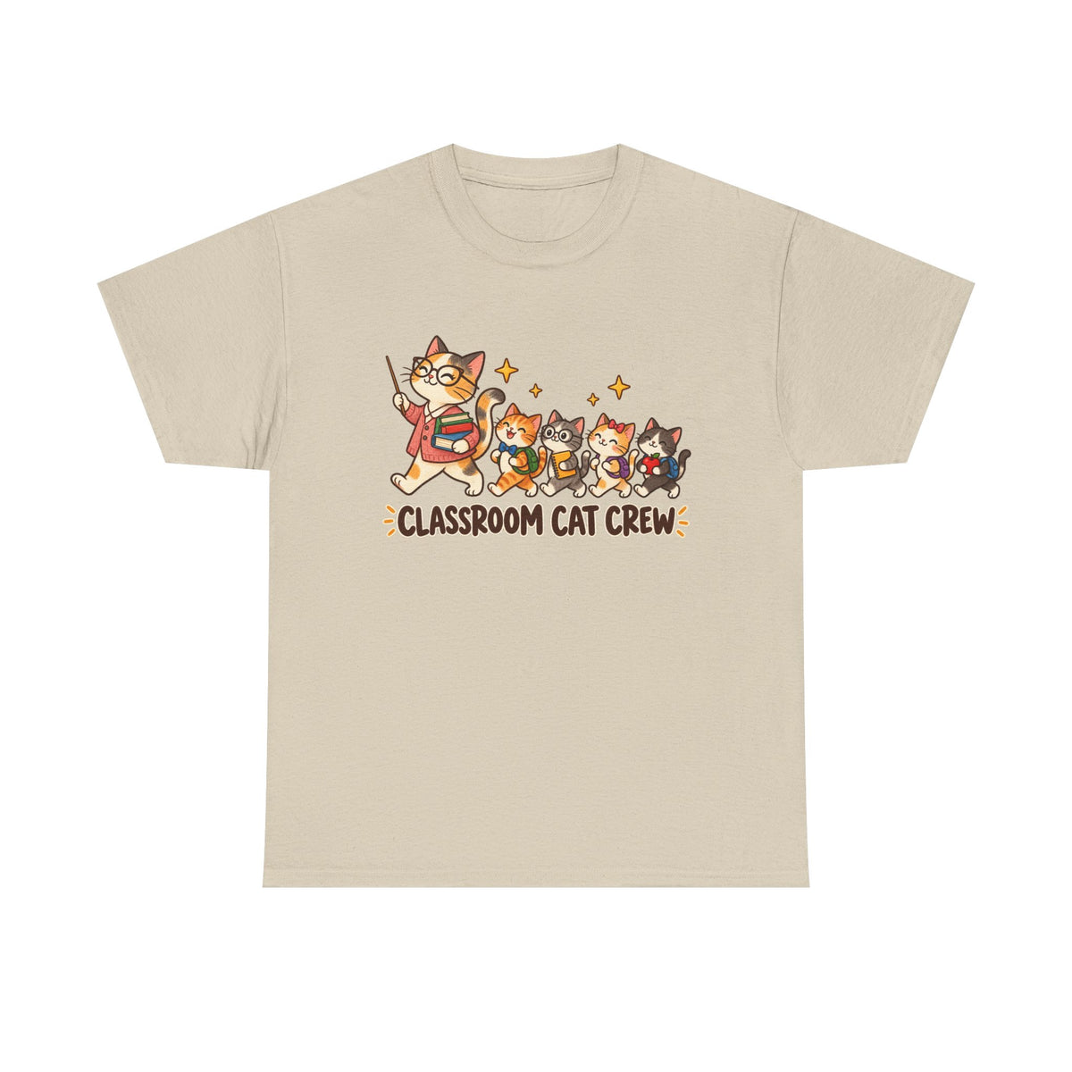 Classroom Cat Crew Teacher T-Shirt