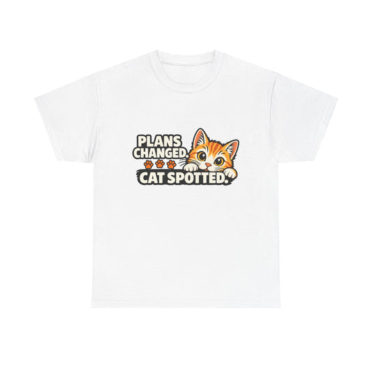 Plans Changed, Cat Spotted T-Shirt