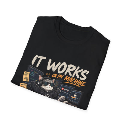 It Works on My Machine Cat T-Shirt