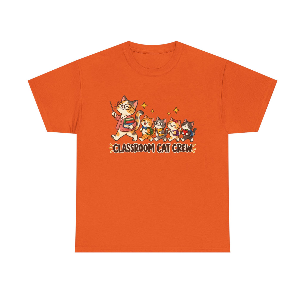 Classroom Cat Crew Teacher T-Shirt