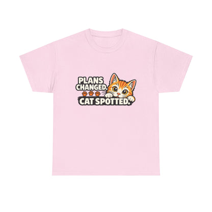 Plans Changed, Cat Spotted T-Shirt