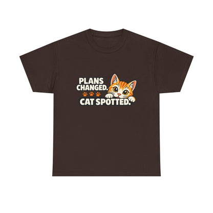 Plans Changed, Cat Spotted T-Shirt