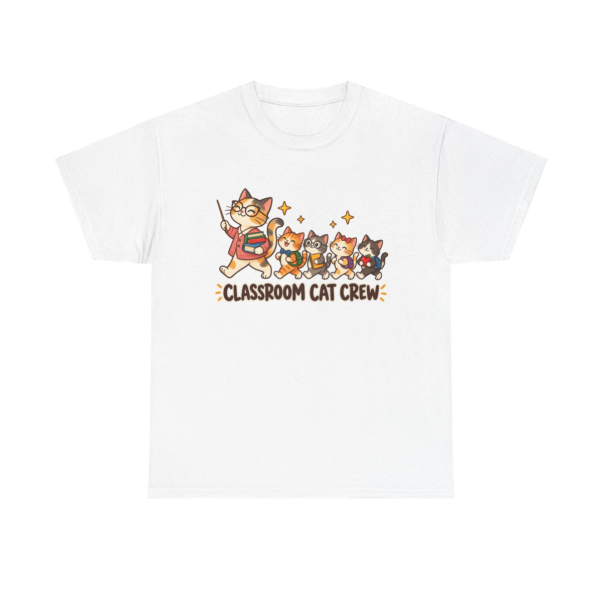 Classroom Cat Crew Teacher T-Shirt