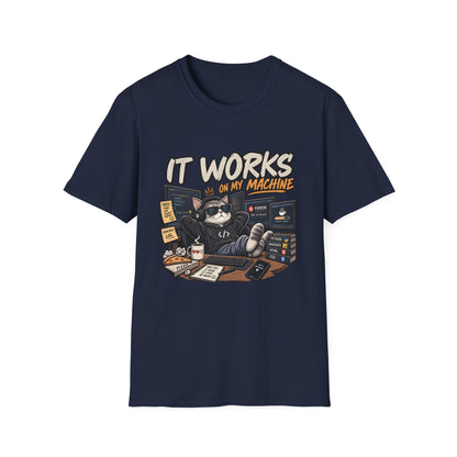 It Works on My Machine Cat T-Shirt