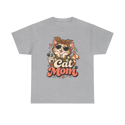 Cat Mom Orange Tabby T-Shirt