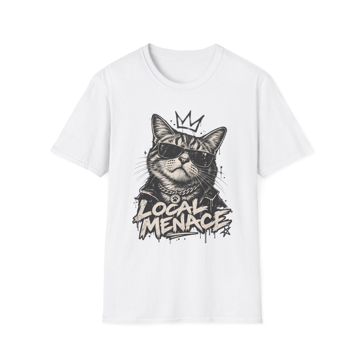 Local Menace Cat T-Shirt