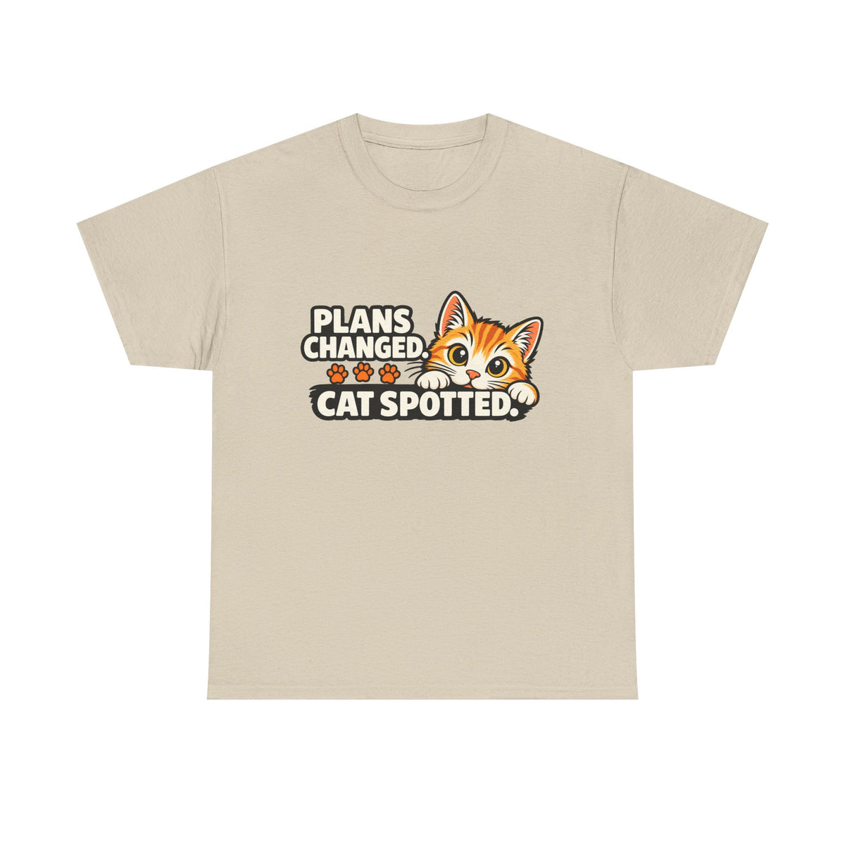 Plans Changed, Cat Spotted T-Shirt