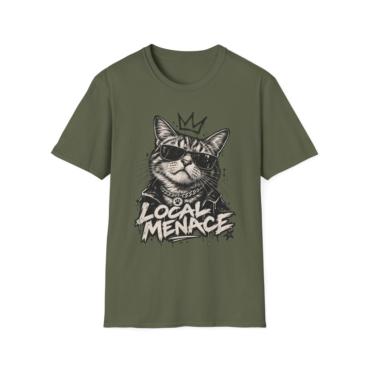 Local Menace Cat T-Shirt