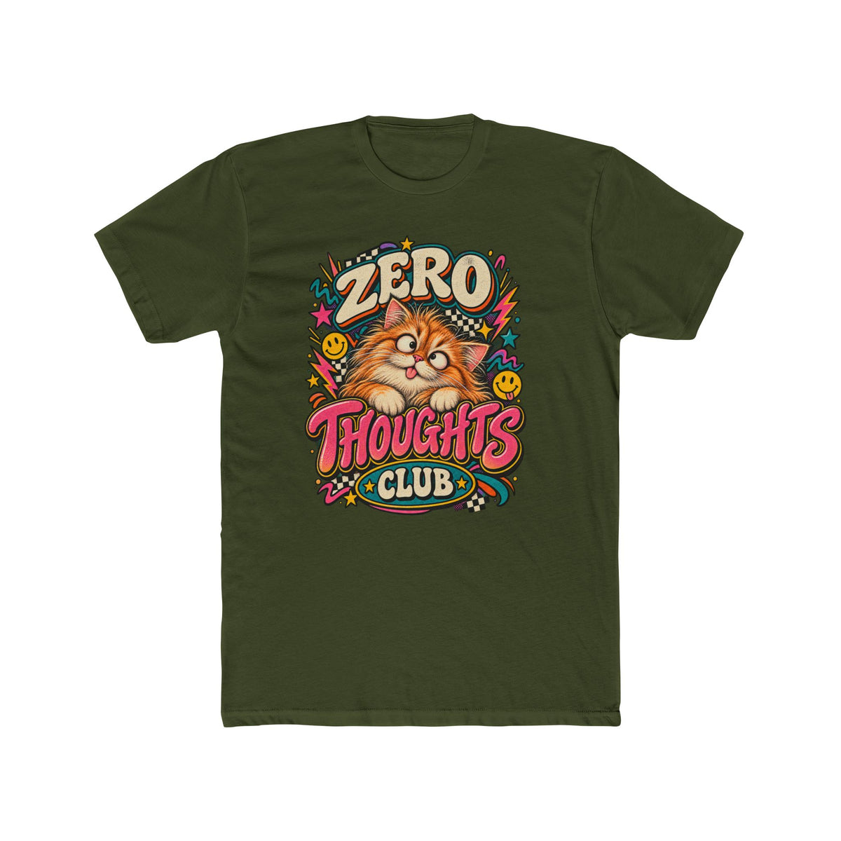 Zero Thoughts Club Cat T-Shirt