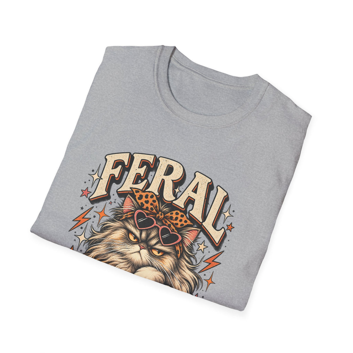 Feral But Fabulous Cat T-Shirt