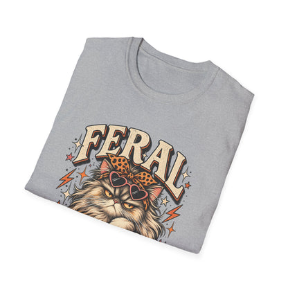 Feral But Fabulous Cat T-Shirt