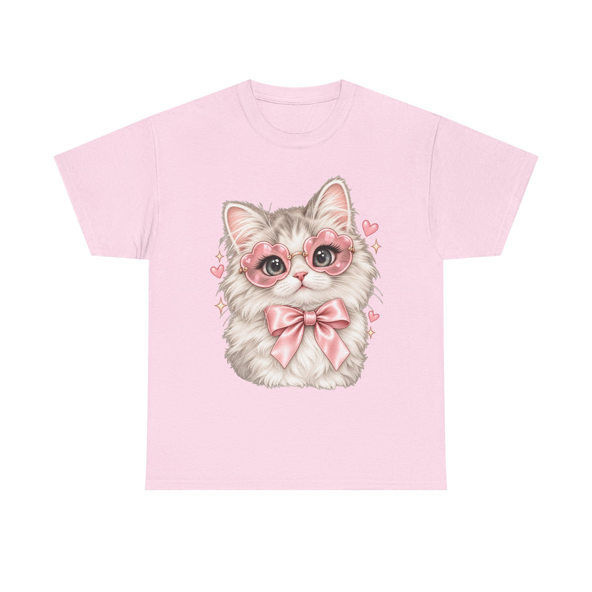 Pink Kawaii Kitten T-Shirt