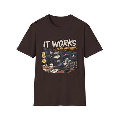 It Works on My Machine Cat T-Shirt