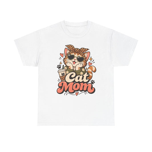 Cat Mom Orange Tabby T-Shirt