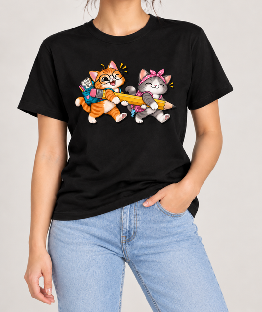 Teacher Cats Back to School T-Shirt