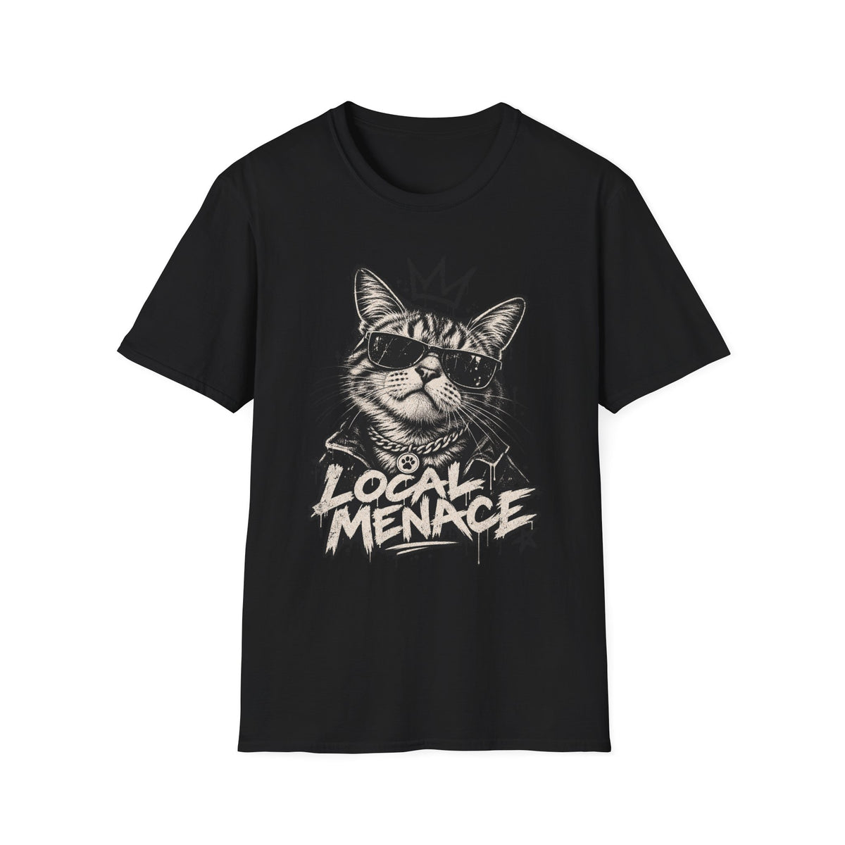 Local Menace Cat T-Shirt