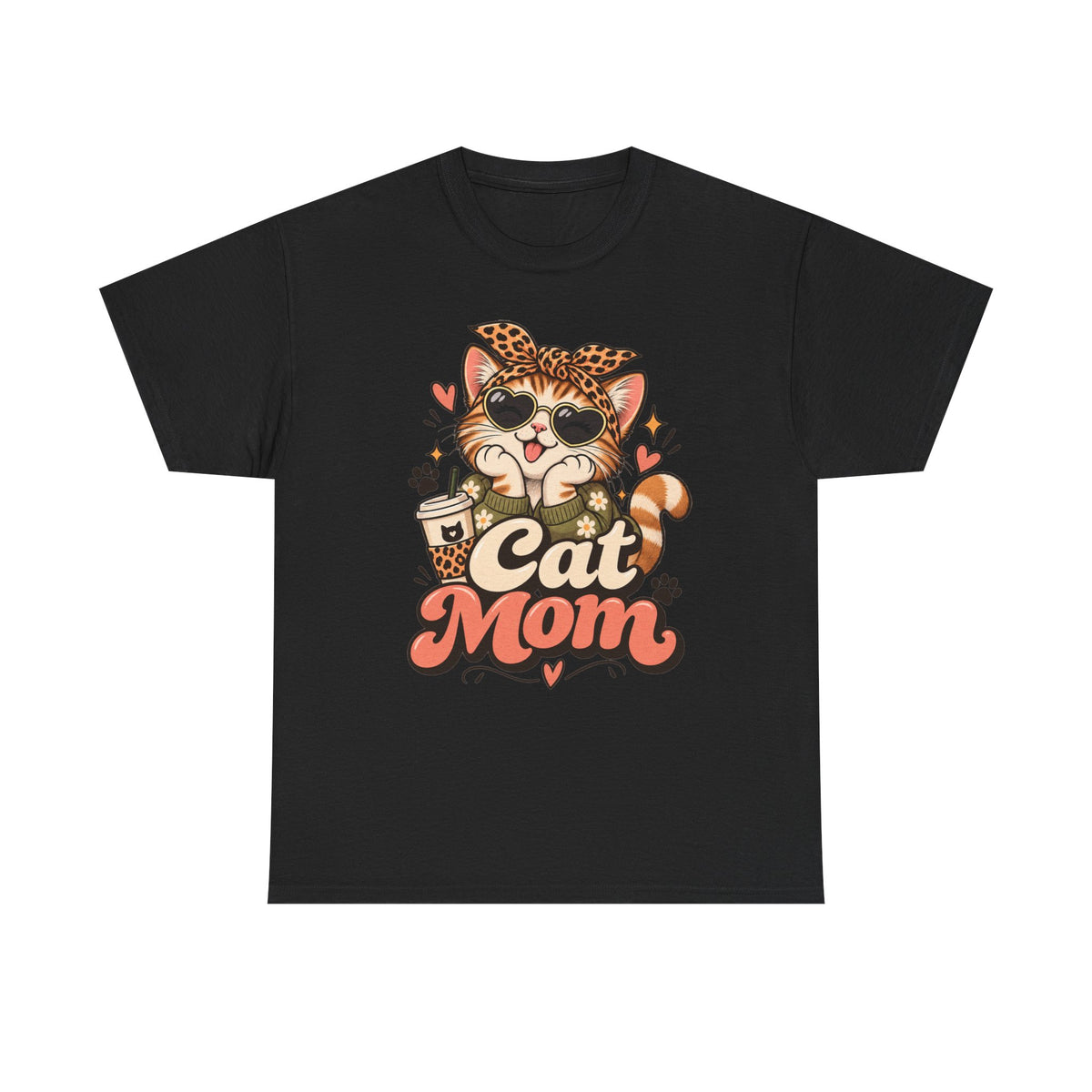 Cat Mom Orange Tabby T-Shirt