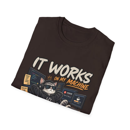It Works on My Machine Cat T-Shirt