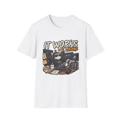 It Works on My Machine Cat T-Shirt