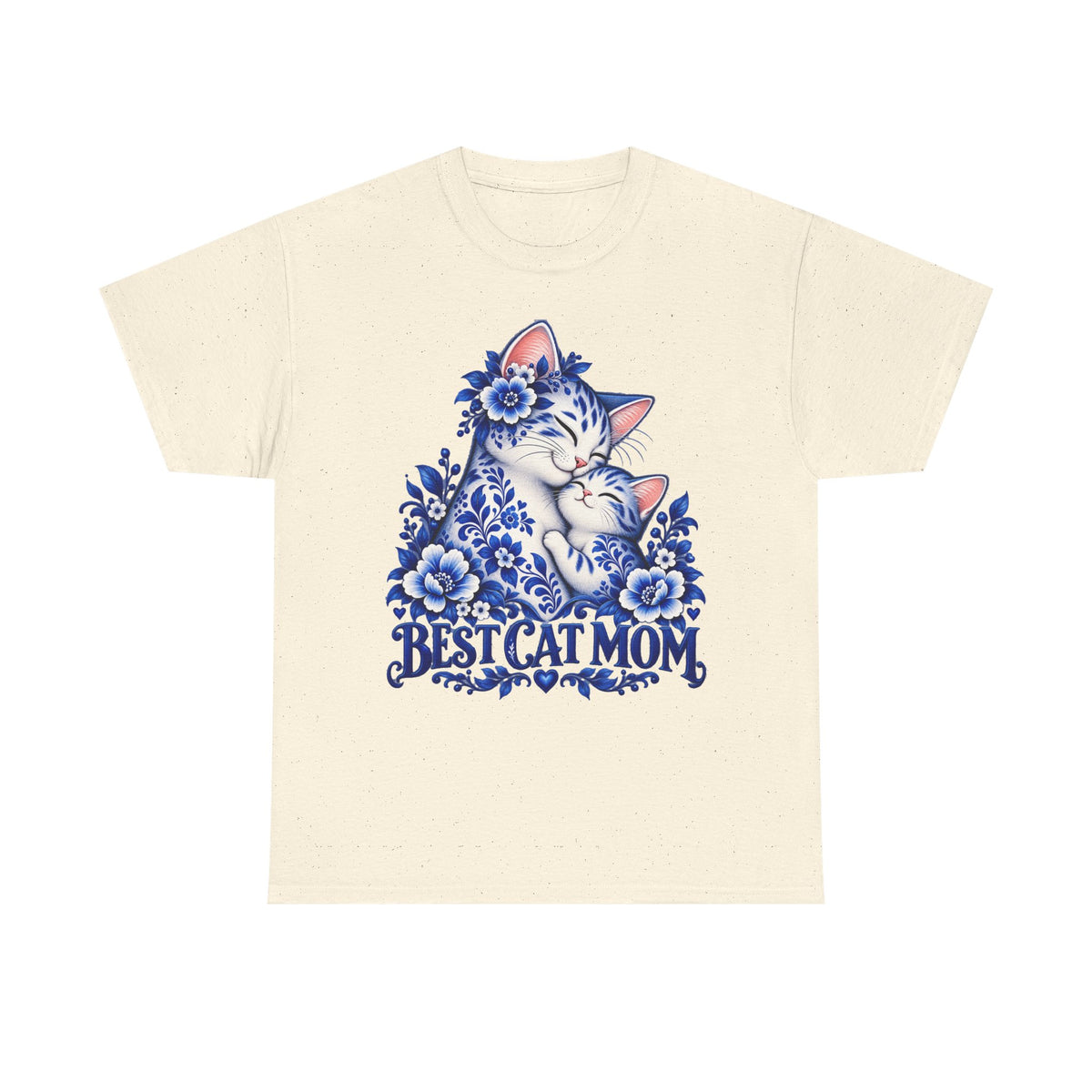 Best Cat Mom Floral T-Shirt