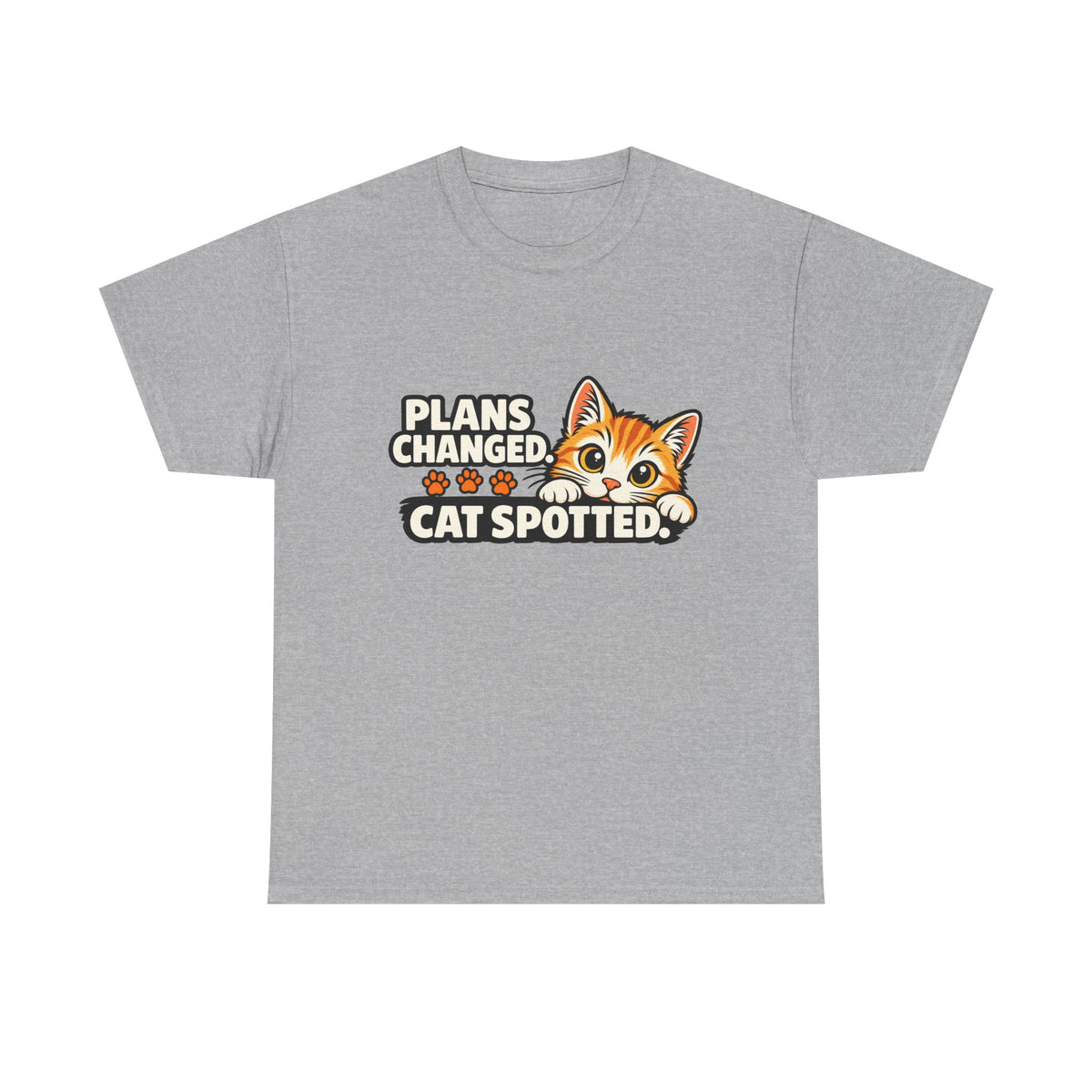 Plans Changed, Cat Spotted T-Shirt
