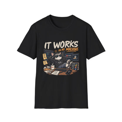 It Works on My Machine Cat T-Shirt