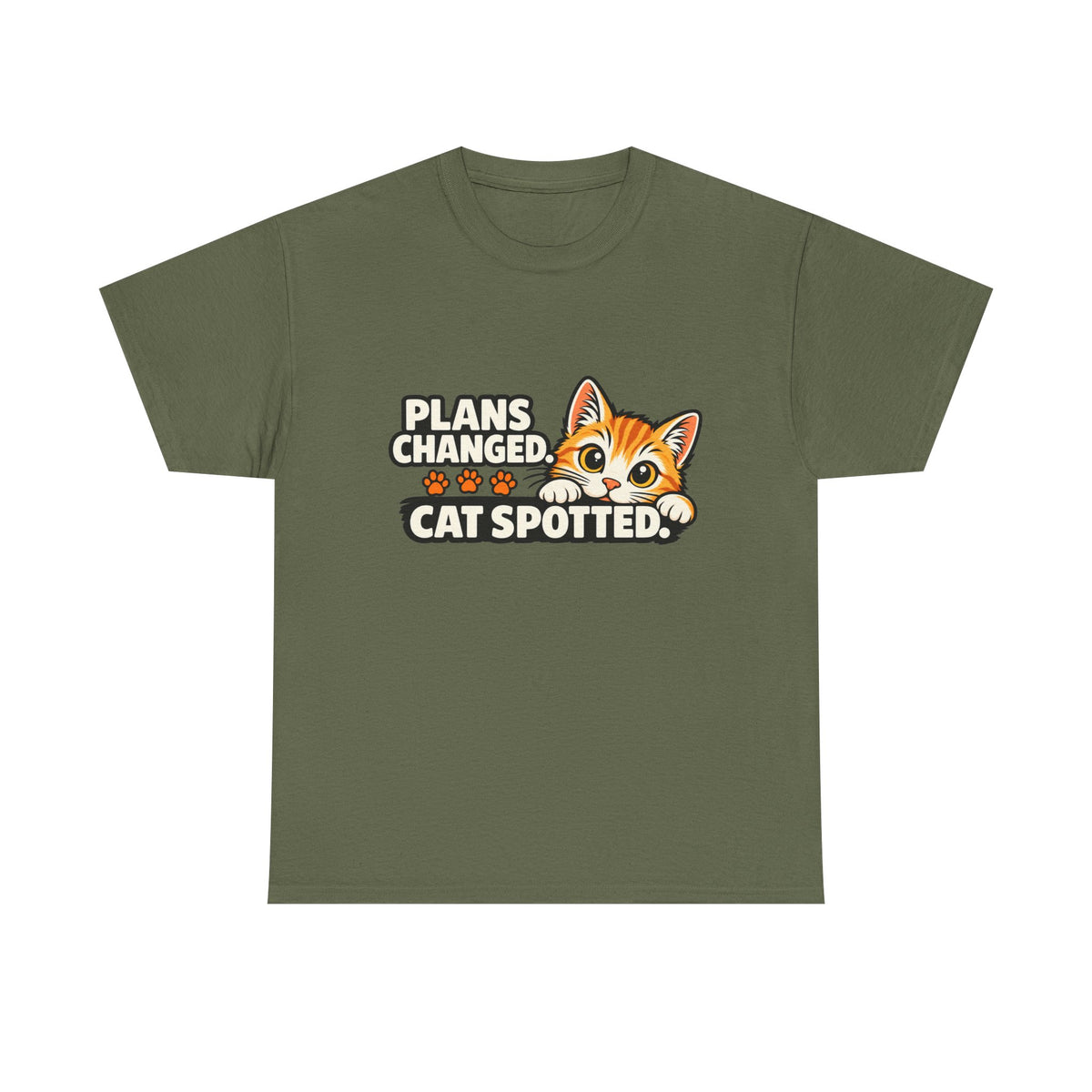 Plans Changed, Cat Spotted T-Shirt