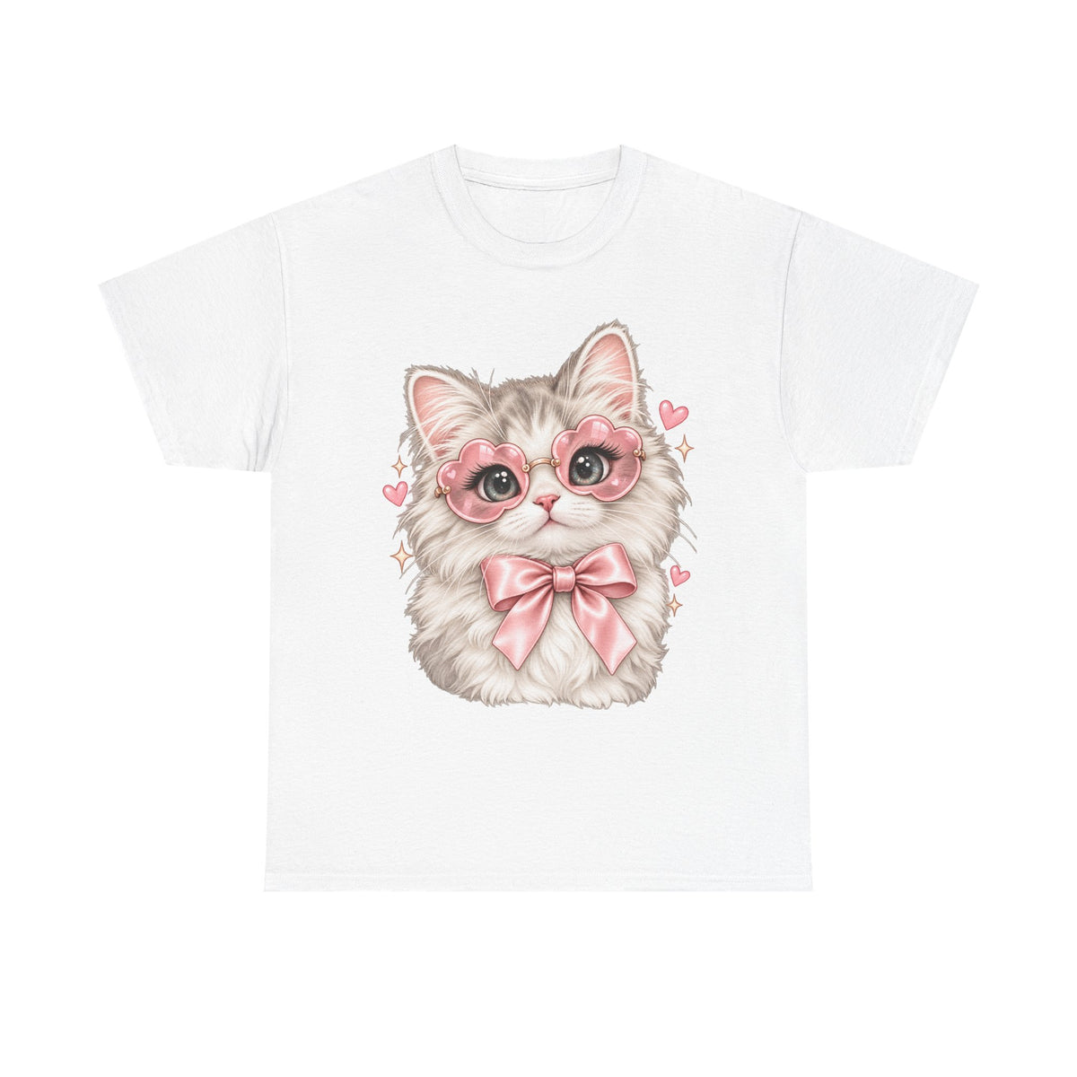 Pink Kawaii Kitten T-Shirt