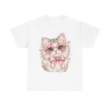 Pink Kawaii Kitten T-Shirt