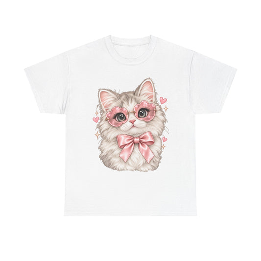 Pink Kawaii Kitten T-Shirt