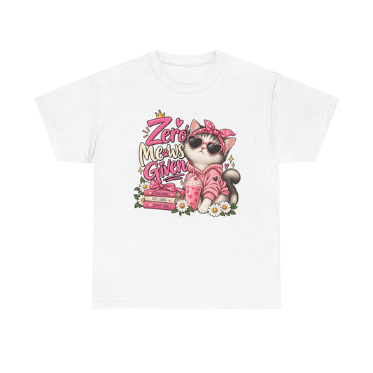 Zero Meows Given Cat T-Shirt